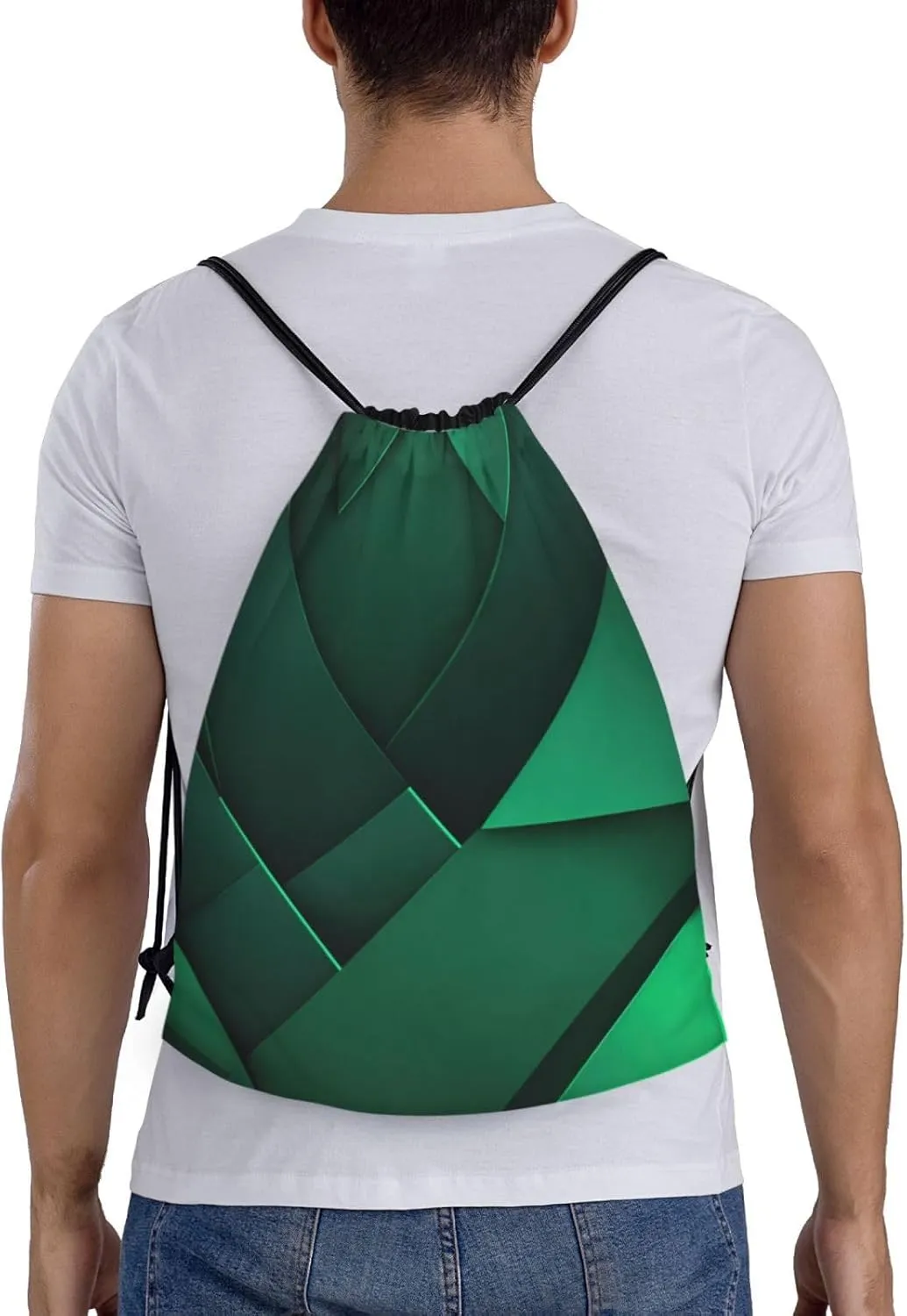 Poppy Flowers Print Drawstring Backpacks,Drawstring Bags,String Bags Gym Shopping Yoga Sport Beach For Men Women