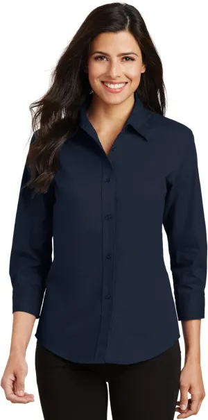 Port Authority Women's 3/4-Sleeve Easy Care Button-Down Shirt