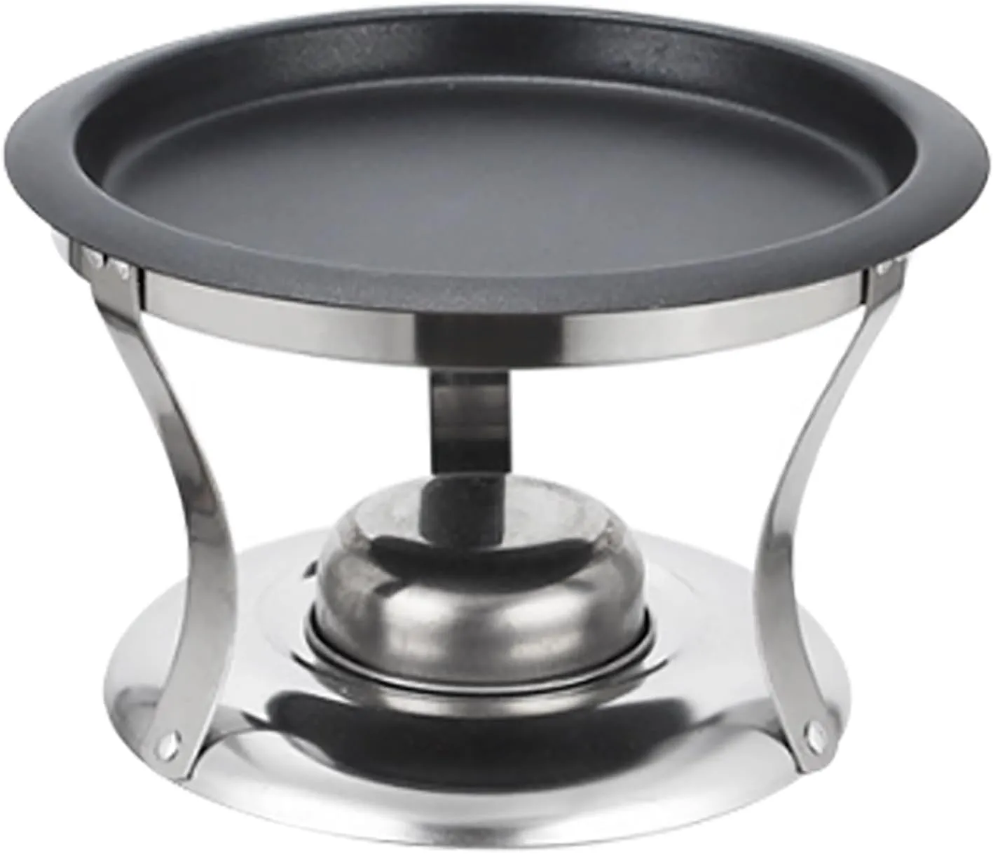 Portable BBQ Grill | Stainless Steel Korean BBQ Grill with Fire Cover | Nonstick Camping Grill for Outdoor Travel/Picnic/Backyard | Even Heat Distribution, Easy to Maintain (Large)