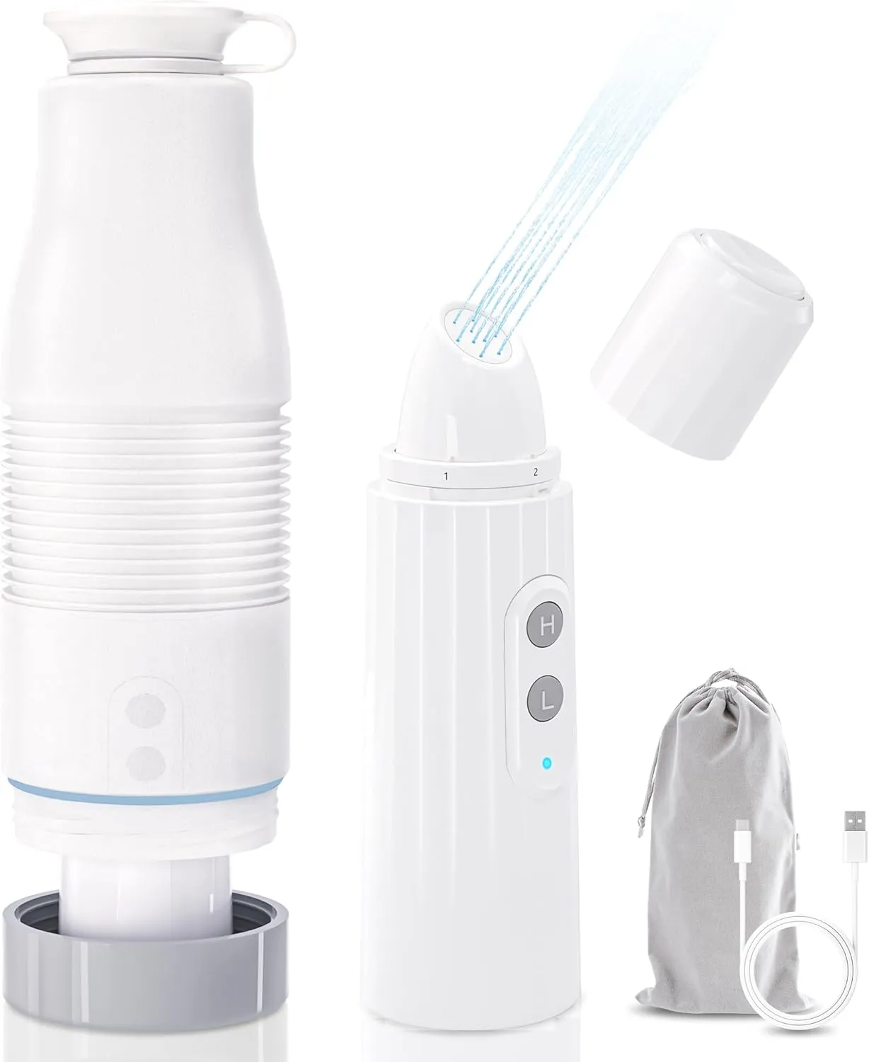 Portable Bidet, Travel Bidet, Portable Bidet for Travel 550ML, Electric Bidet Rechargeable High Pressure