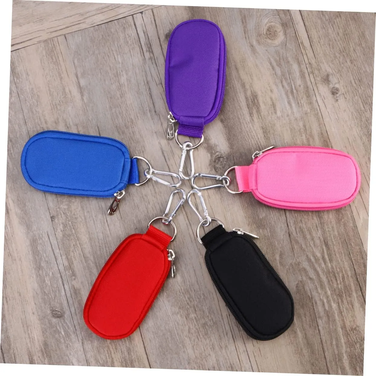 Portable Key Case for Essential Oils Stylish Oil Cases with Compartments Holds Bottles Convenient Handle for Travel and Home Use Pink 2ml