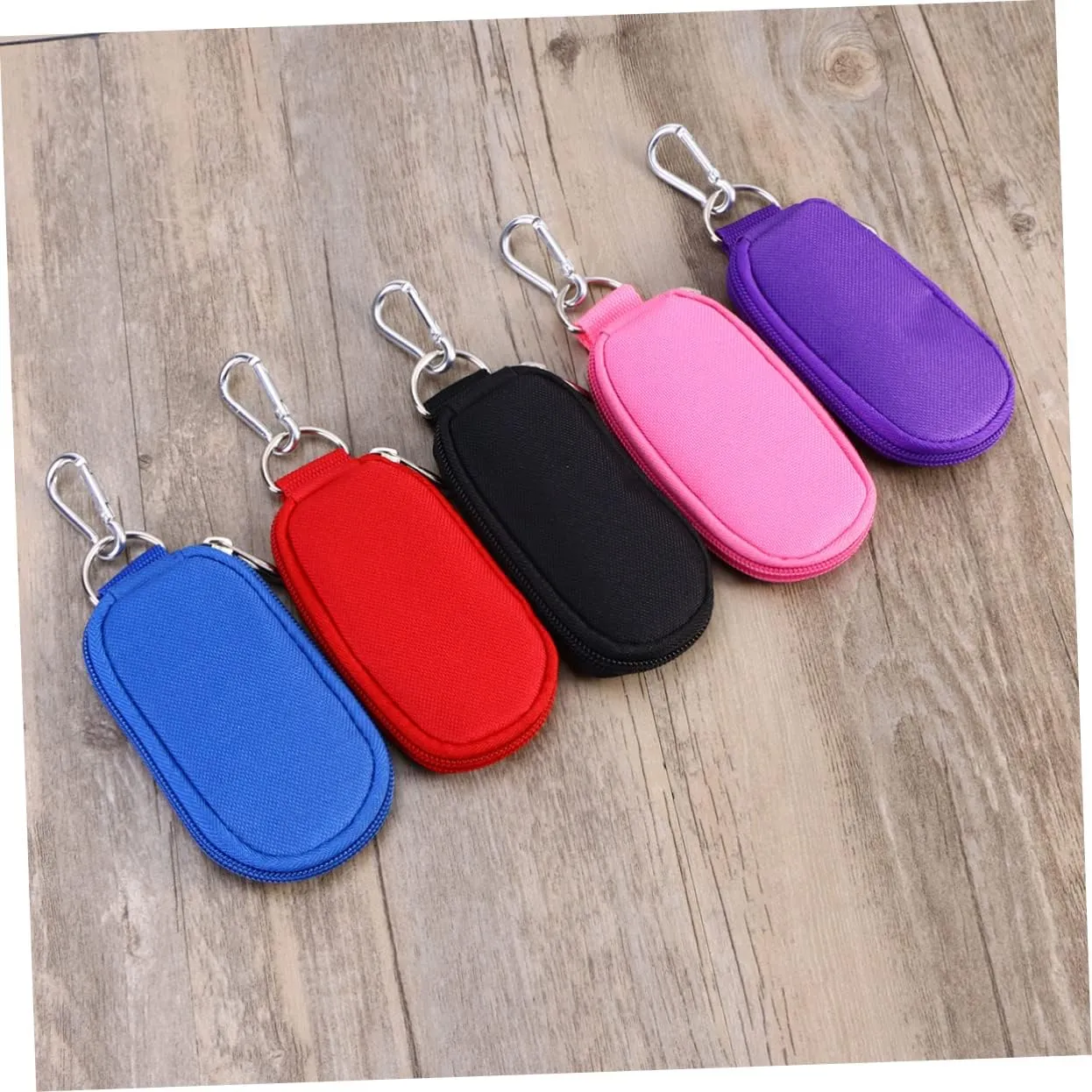 Portable Key Case for Essential Oils Stylish Oil Cases with Compartments Holds Bottles Convenient Handle for Travel and Home Use Pink 2ml