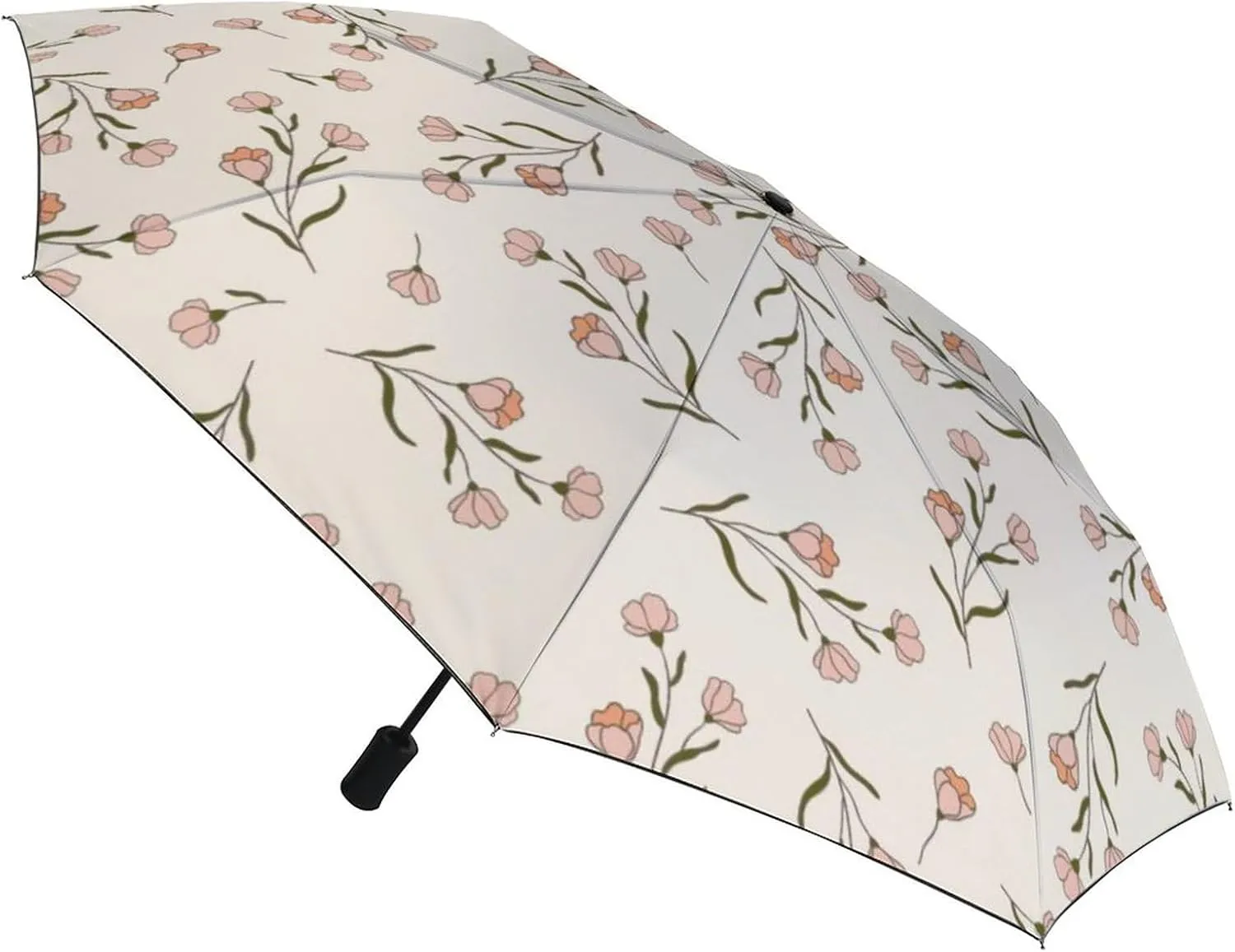 Portable Travel Umbrella Folding Automatic Compact Anti-UV Umbrellas for Rain/Sun