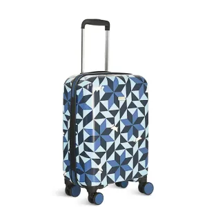 Radley Marquetry 4 Wheel Carry On Suitcase 55cm - Sapphire