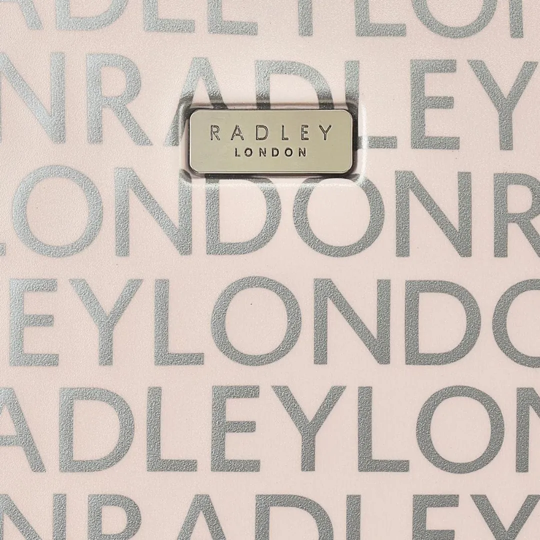 Radley Signature Logo 4 Wheel Carry On Suitcase 55cm - Marshmallow