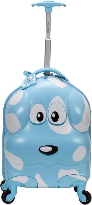 Rockland Jr. Kid's My First Luggage - Hardside Spinner Luggage, Puppy, Carry-On 16-Inch