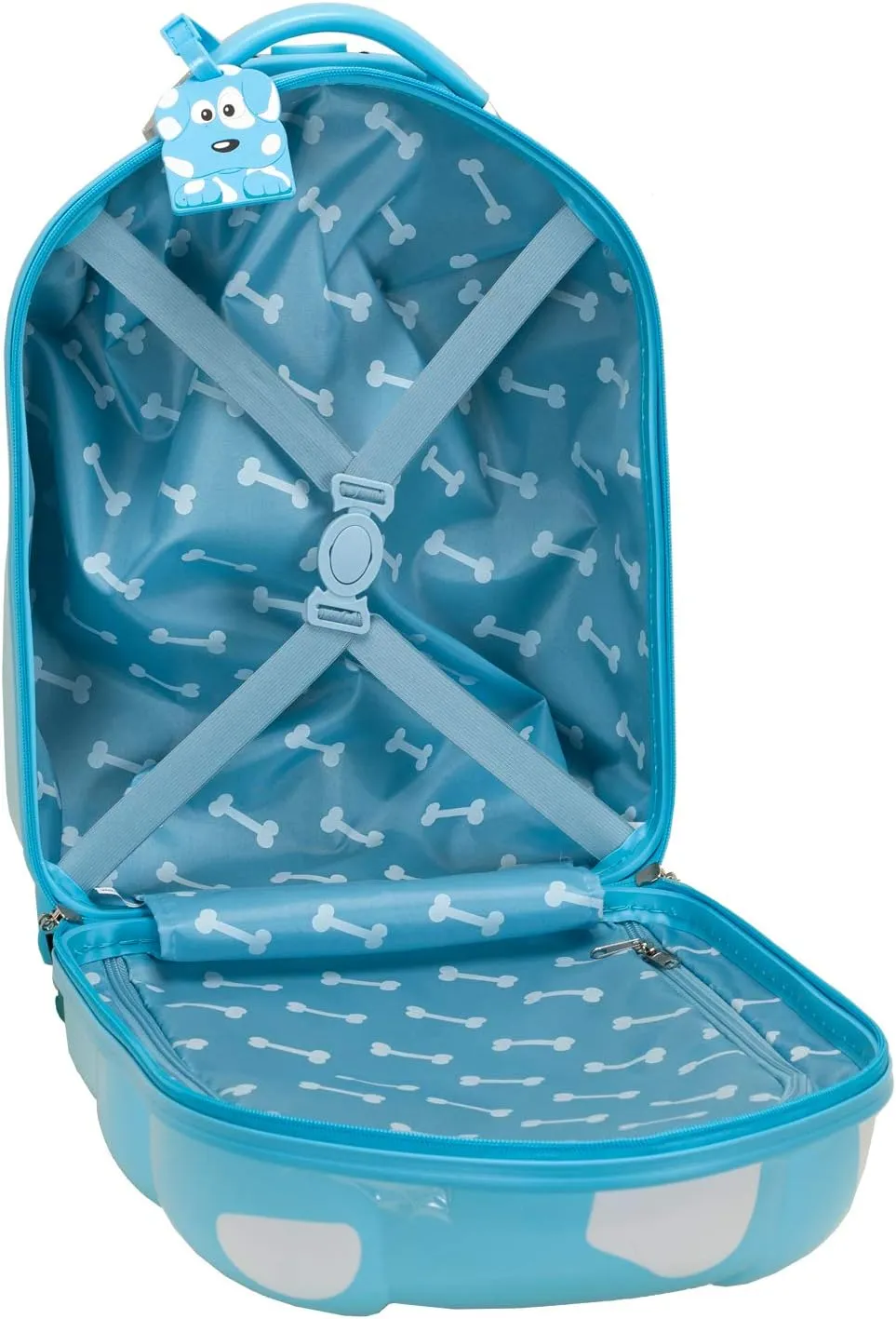 Rockland Jr. Kid's My First Luggage - Hardside Spinner Luggage, Puppy, Carry-On 16-Inch