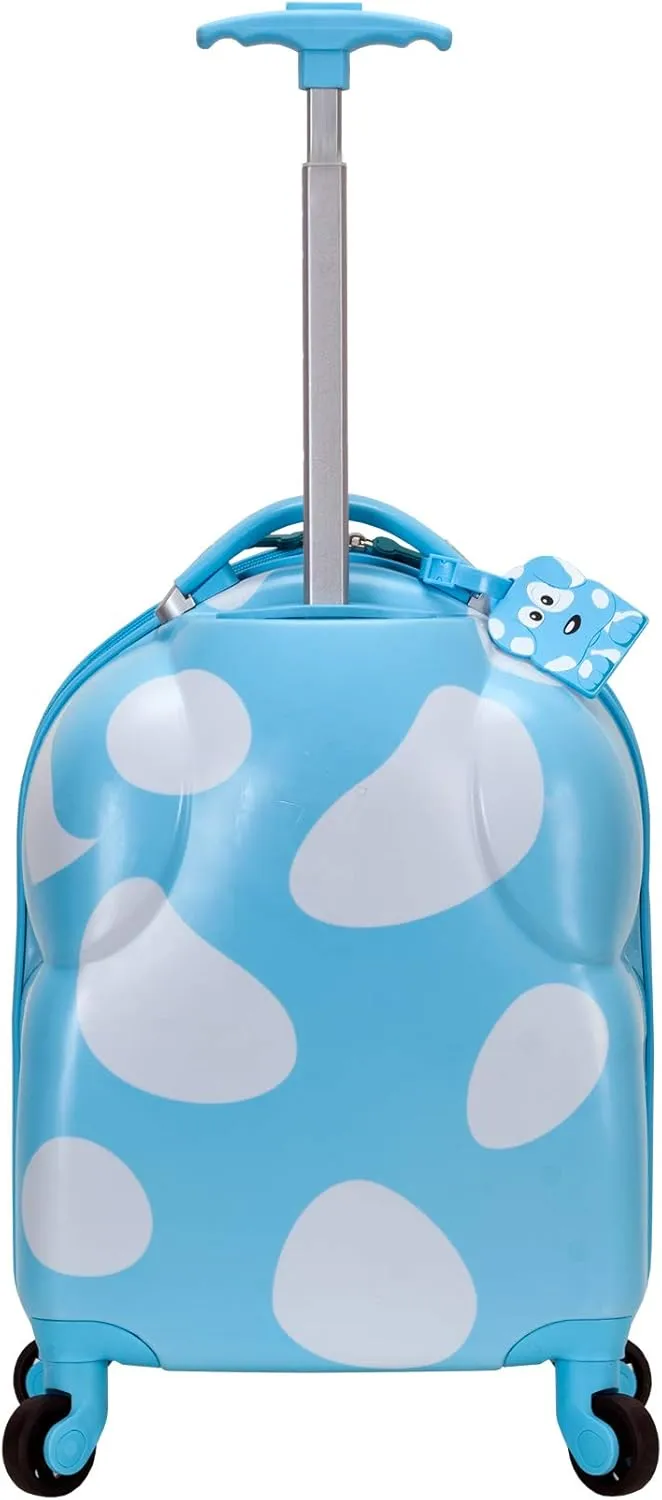 Rockland Jr. Kid's My First Luggage - Hardside Spinner Luggage, Puppy, Carry-On 16-Inch