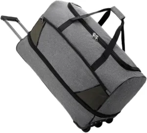 Rollers with Wheeled Travel Bag Foldable Travel Bag, Gray, S