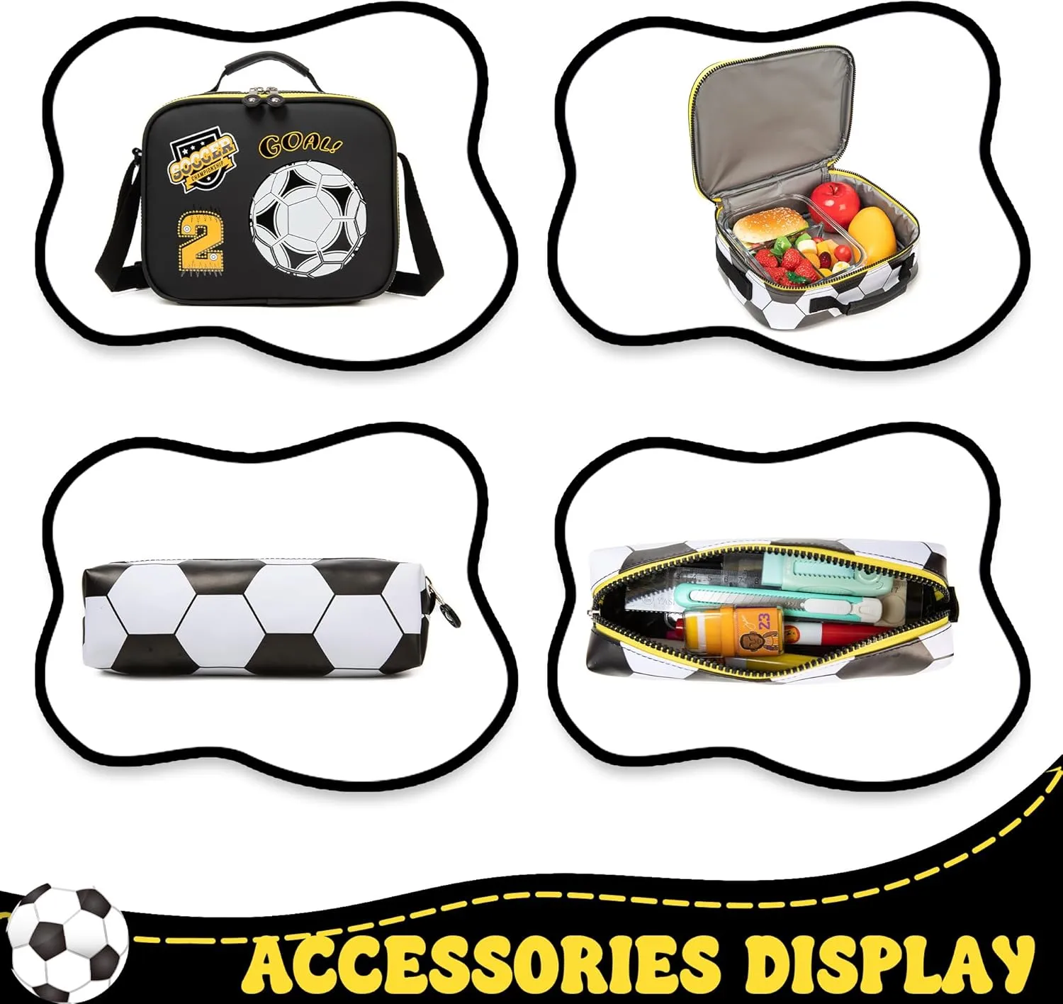 Rolling Backpacks with Wheels for Boys Kids Wheels Backpack Carry on Luggage Travel Suitcase for Boys Ages 6-8 Football