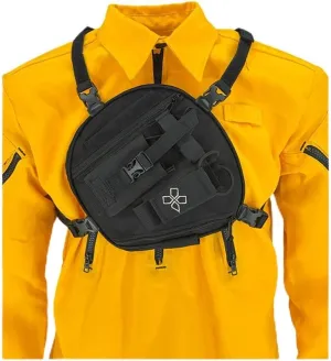 RP-1 Switch Radio Chest Harness for 2 Way Radio & Electronics | Search and Rescue, Ski Patrol, Emergency Response - Black
