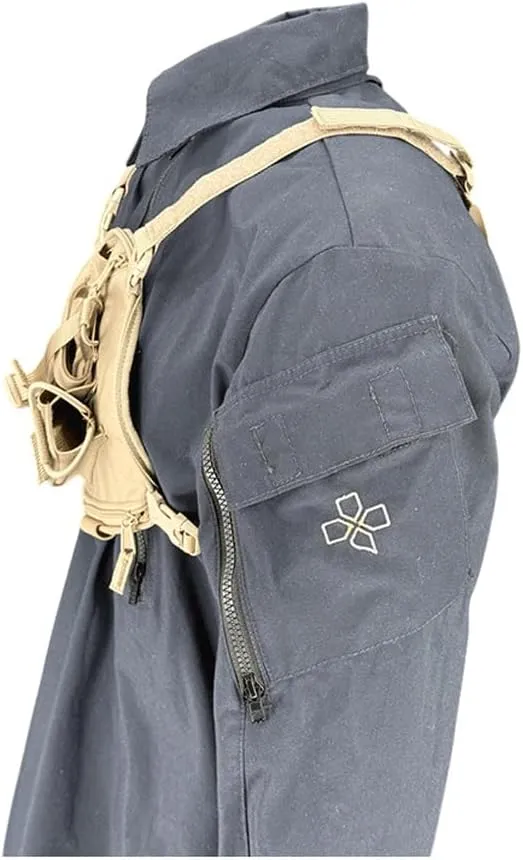 RP-1 Switch Radio Chest Harness for 2 Way Radio & Electronics | Search and Rescue, Ski Patrol, Emergency Response - Desert Tan