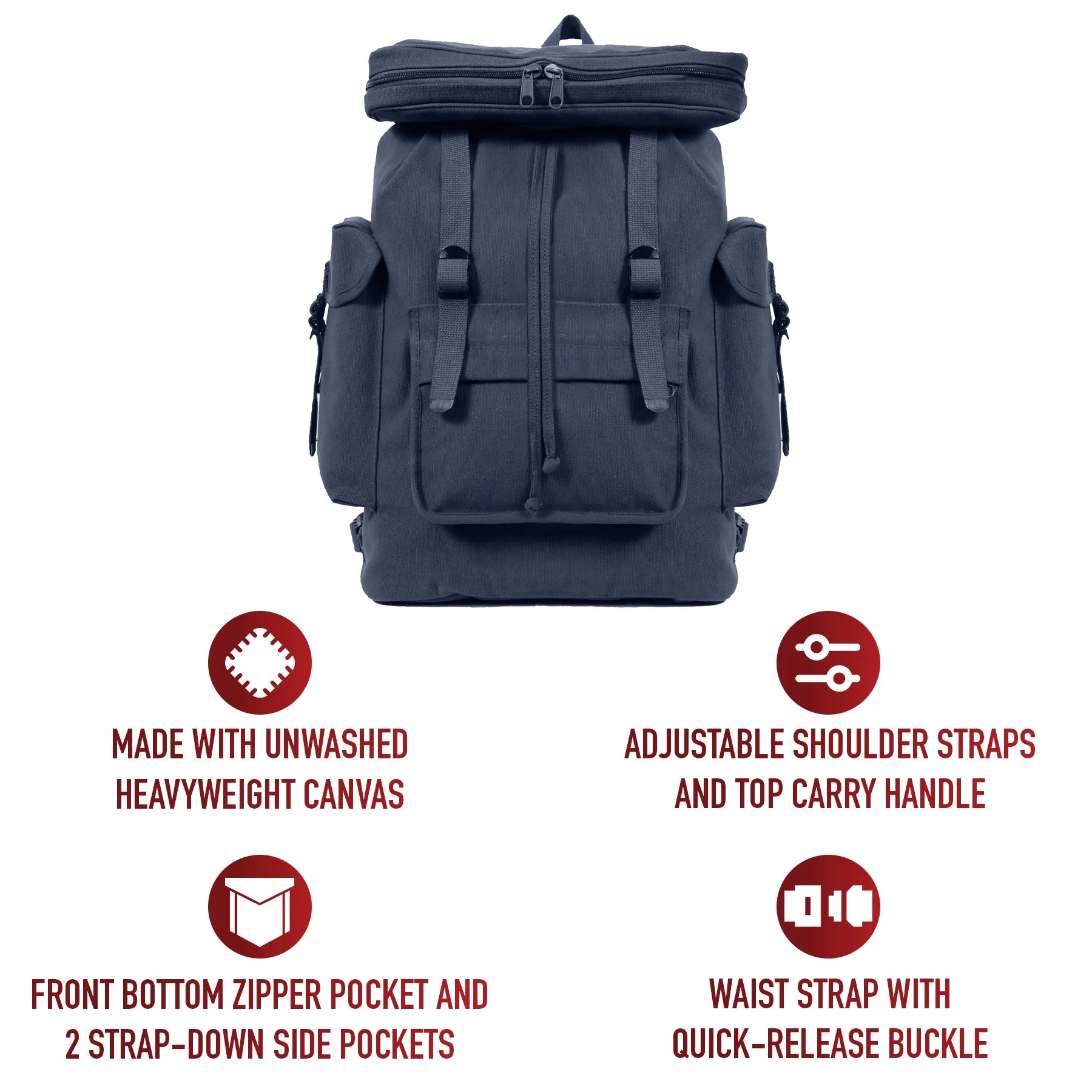 Rucksack Dual-purpose Style Rothco European Final hours Canvas