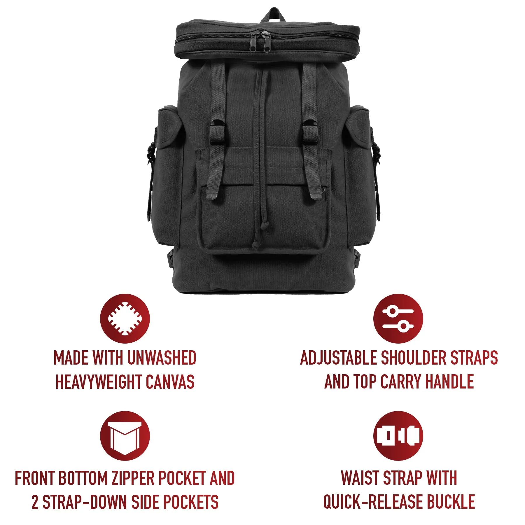 Rucksack Dual-purpose Style Rothco European Final hours Canvas