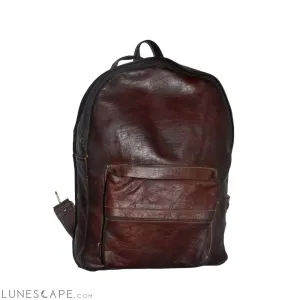 Sac à Dos élève Handcrafted Polished Soft Leather Backpack