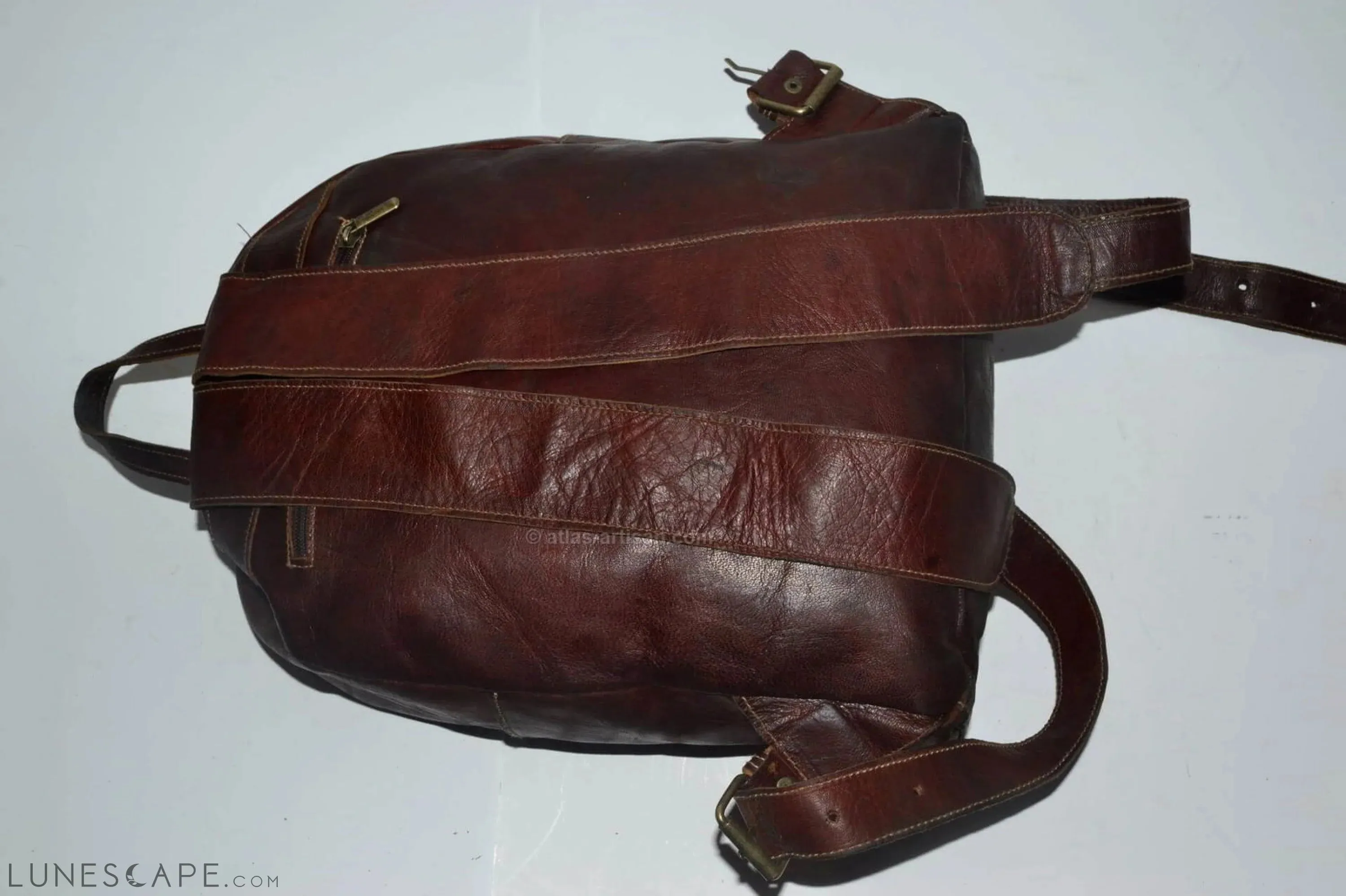 Sac à Dos élève Handcrafted Polished Soft Leather Backpack