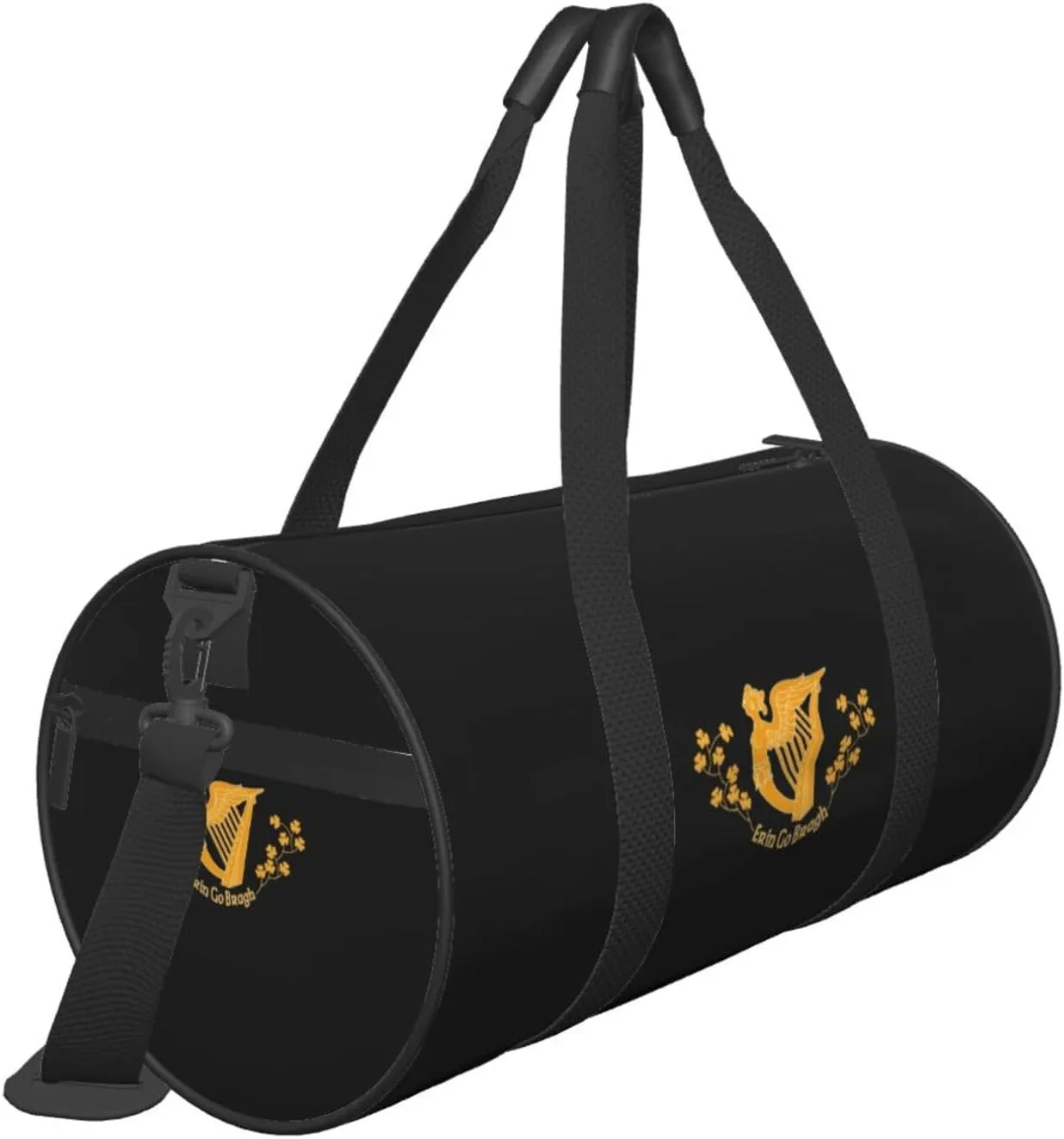 Saint Patrick'S Battalion Travel Luggage Duffel Bag Sports Rolling Foldable Duffel Bag, Black