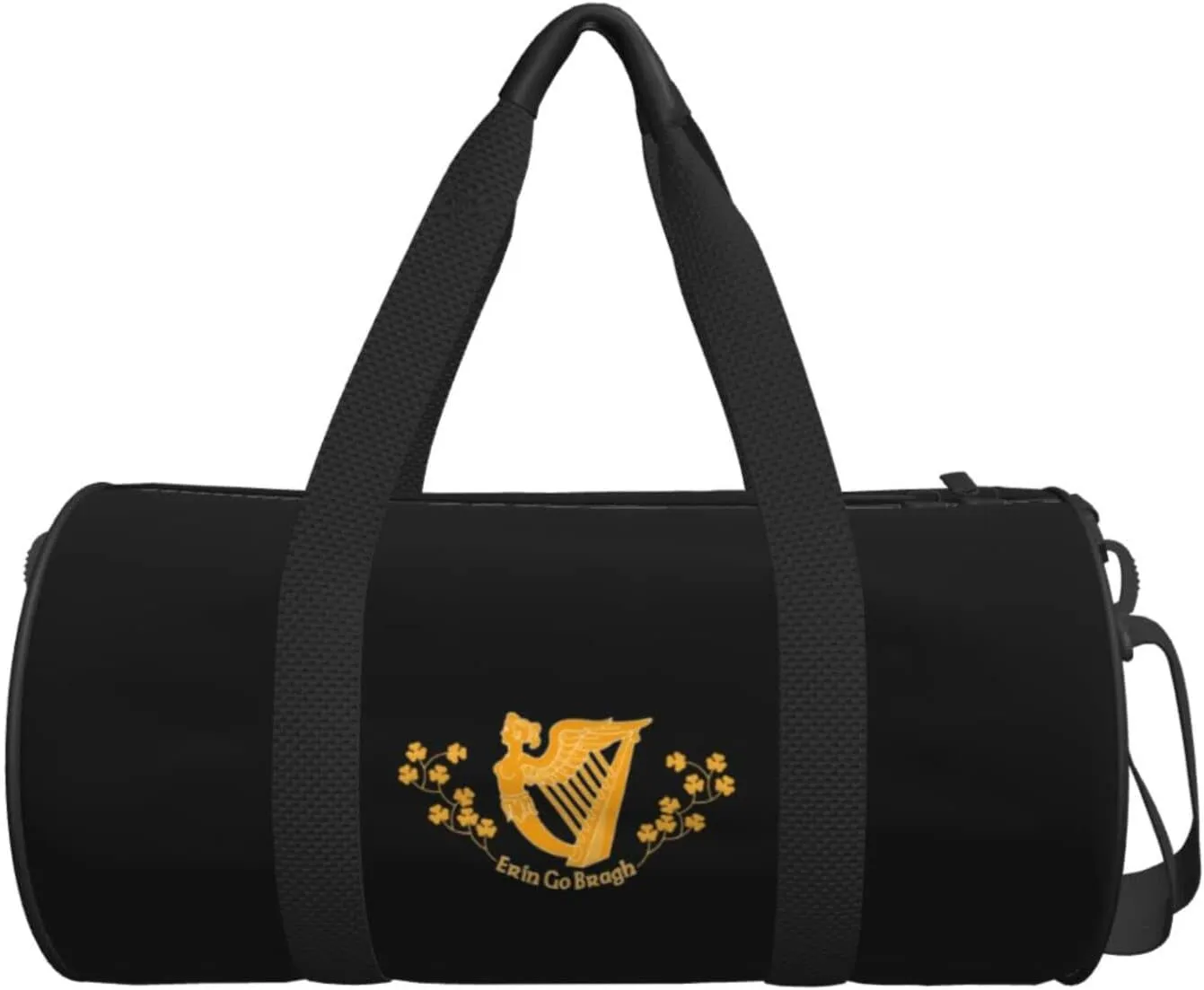Saint Patrick'S Battalion Travel Luggage Duffel Bag Sports Rolling Foldable Duffel Bag, Black