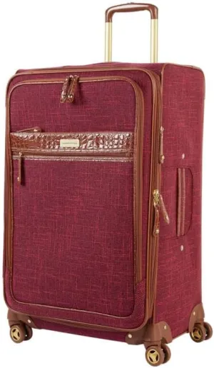 Samantha Brown Vintage Tweed 30" Spinner (Burgundy)