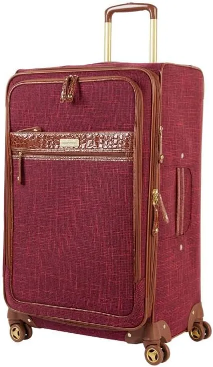 Samantha Brown Vintage Tweed 30" Spinner (Burgundy)