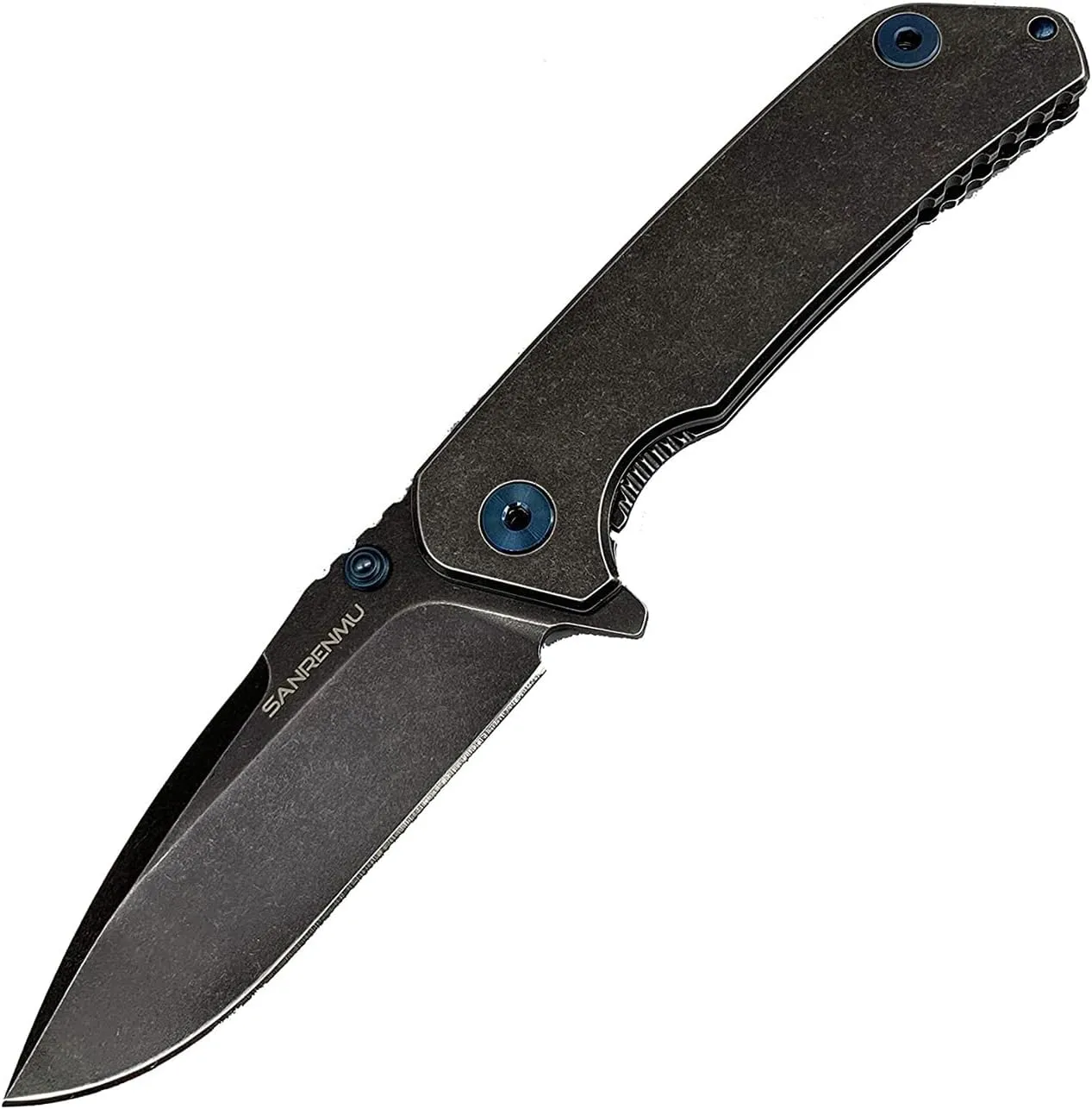 Sanrenmu 9008 Folding Pocket Knife 12C27 Sandvik with Pocket Clip