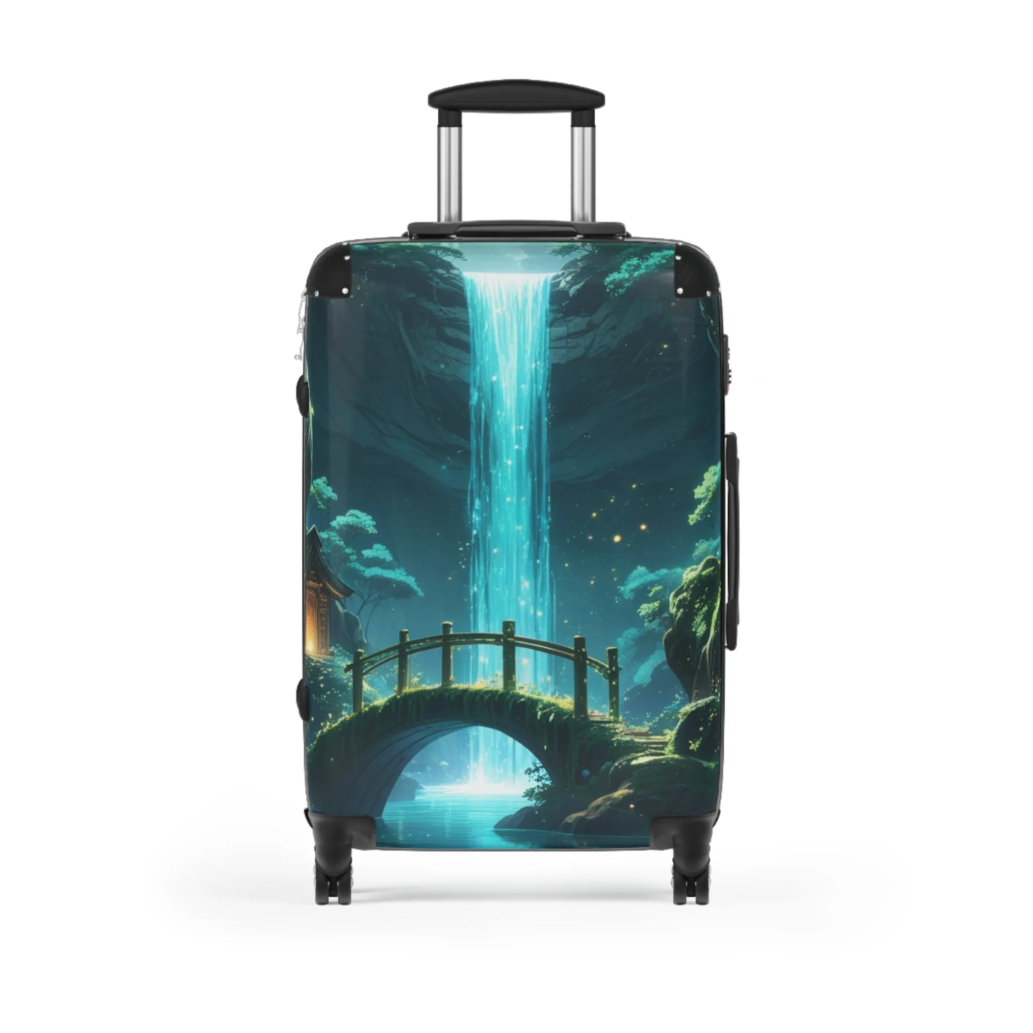 Scenic Waterfall Suitcase - Travel in Style with Adventure-Inspired Luggage