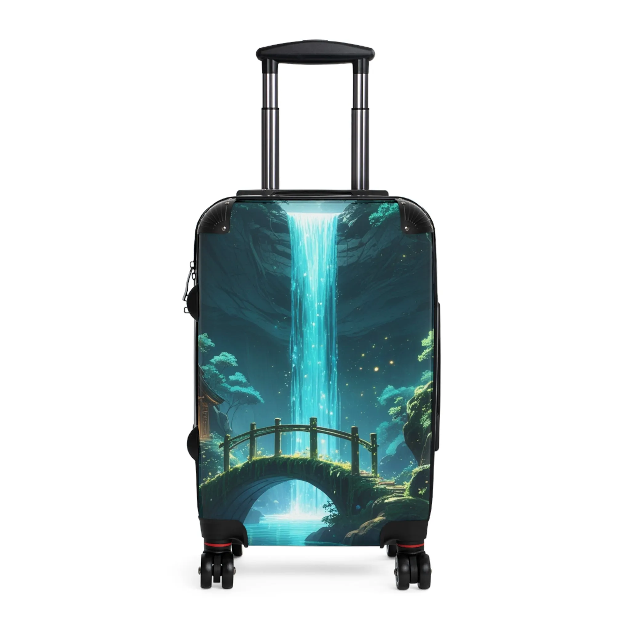 Scenic Waterfall Suitcase - Travel in Style with Adventure-Inspired Luggage