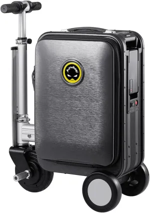 SE3S Smart Riding Luggage Electric Suitcase Scooter with Removable Battery (black)