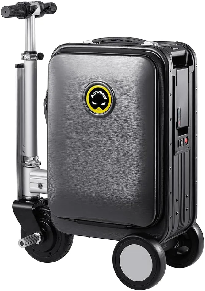 SE3S Smart Riding Luggage Electric Suitcase Scooter with Removable Battery (black)