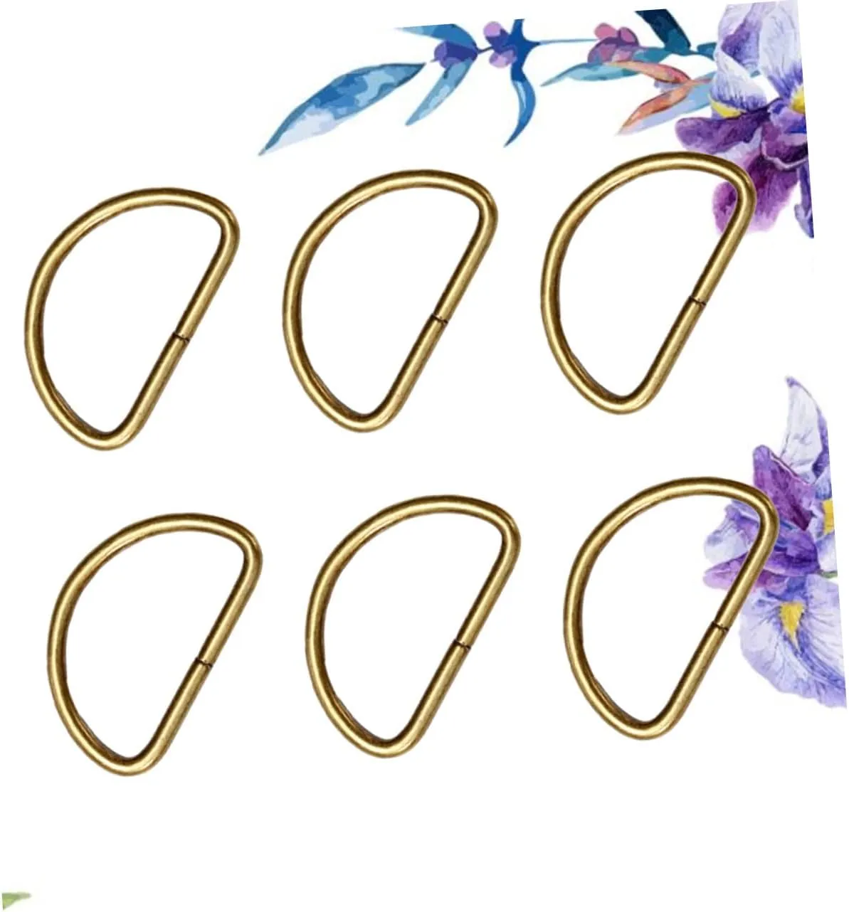 Semi-circular d Ring Luggage Hardware Ring Purse Keychain Handbag Accessories Hardware Bags Ring Luggage