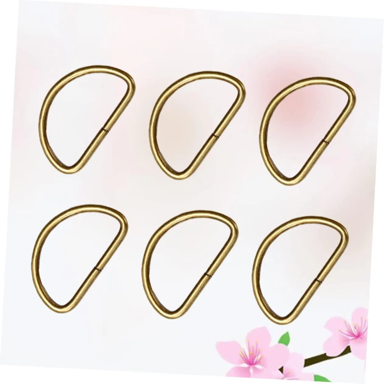Semi-circular d Ring Luggage Hardware Ring Purse Keychain Handbag Accessories Hardware Bags Ring Luggage