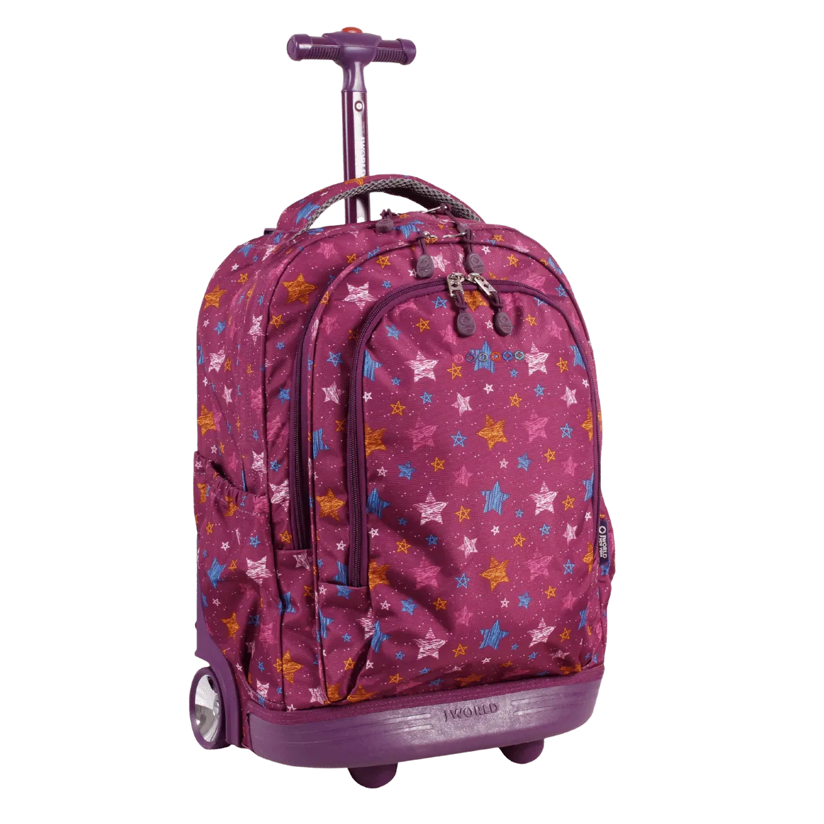 Setbeamer Rolling Backpack With Lunch Bag (18 Inch) in Stars - Final Sale
