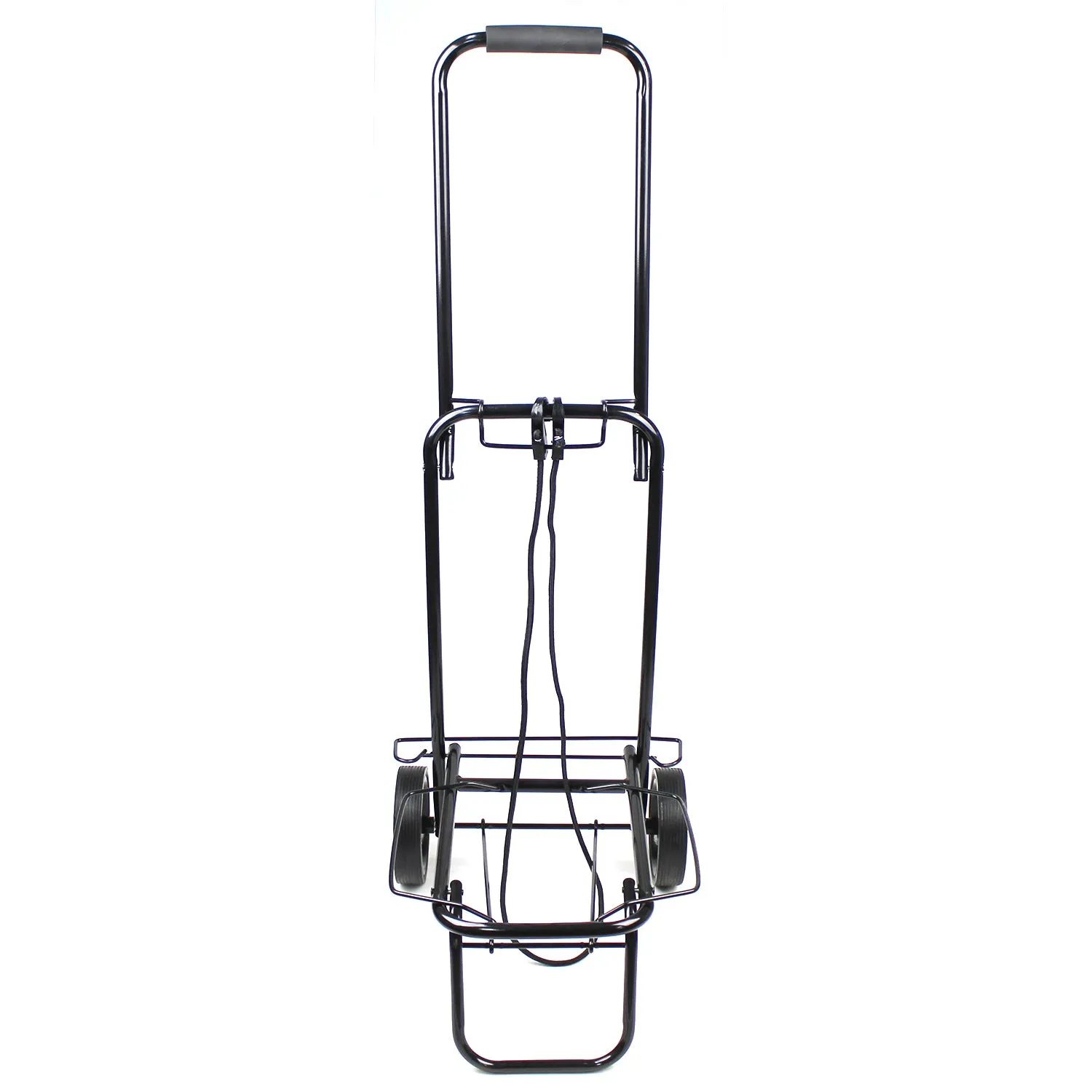 Shopping Cart Steel Trolley Carts Bag Foldable Luggage Wheels Folding Basket
