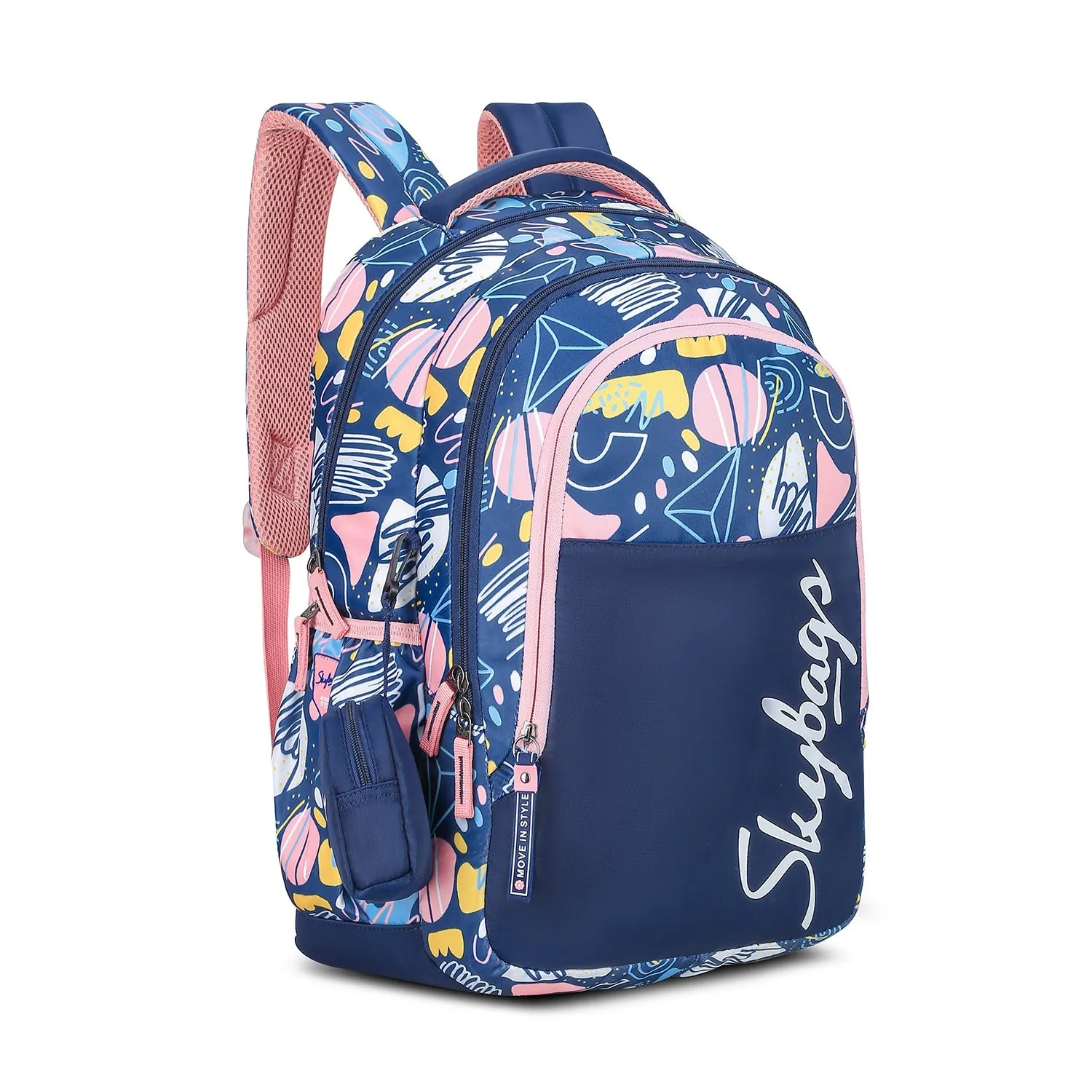 Skybags PEARL 03 SCHOOL BACKPACK NAVY