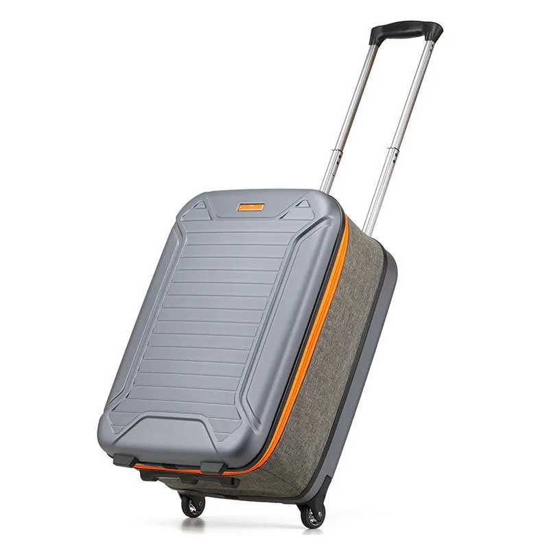 Sleek Expandable Carry On Roller Luggage (Multiple Colors) 20" Tall