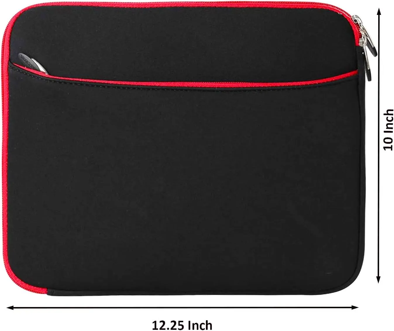 Slim Nylon Water Resistant Pouch Bag Travel Case for 12 inch Laptops, HP Spectre x360, Samsung Galaxy Tab S8 Ultra, Lenovo Chromebook Duet 3