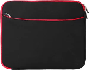 Slim Nylon Water Resistant Pouch Bag Travel Case for 12 inch Laptops, HP Spectre x360, Samsung Galaxy Tab S8 Ultra, Lenovo Chromebook Duet 3