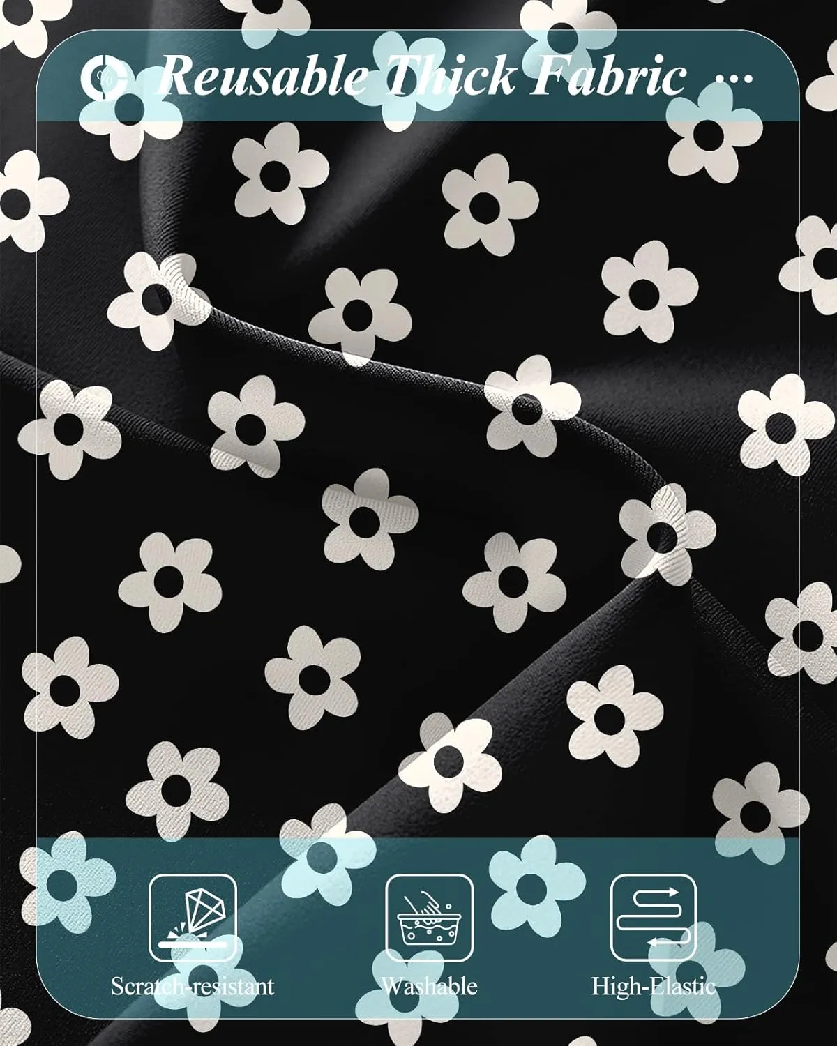Slohif Luggage Cover for Suitcase Tsa Approved Protector - Luggage Sleeve Large Suit Case Cover Travel Stretch Baggage Case Protective Washable Fit 22-32 Inch Flower M
