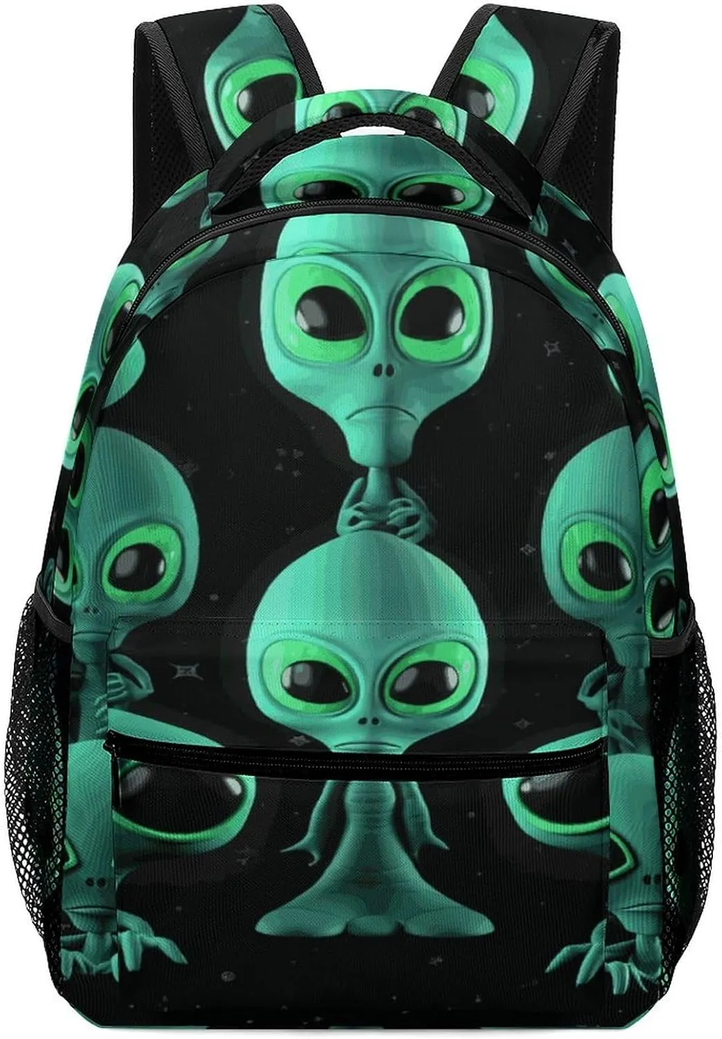 Small Backpacks Personalized Aliens Printing Travel Bag Lightweight Travel Backpack For Women Men