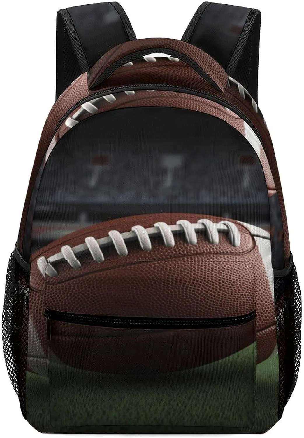 Small Backpacks Personalized American Football Printing Travel Bag Lightweight Travel Backpack For Women Men