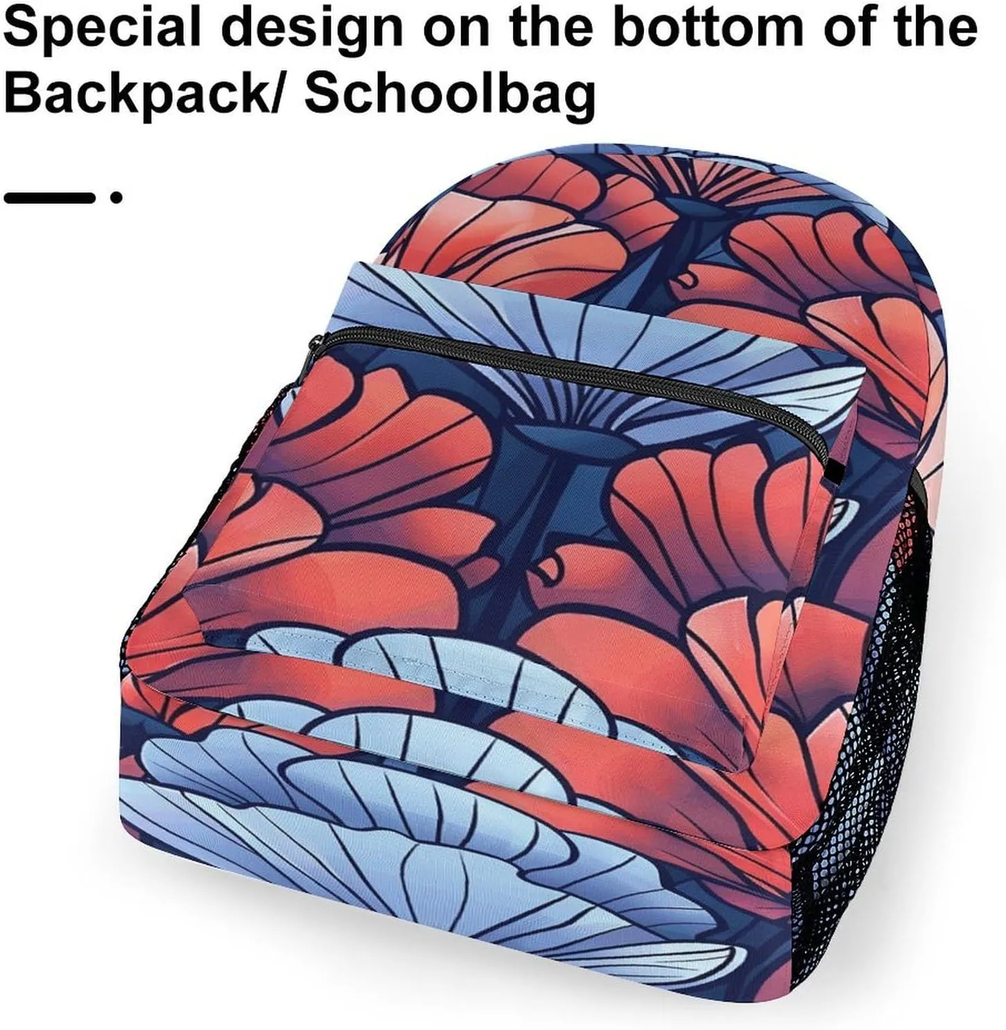 Small Backpacks Personalized Art Deco Style Printing Travel Bag Lightweight Travel Backpack For Women Men