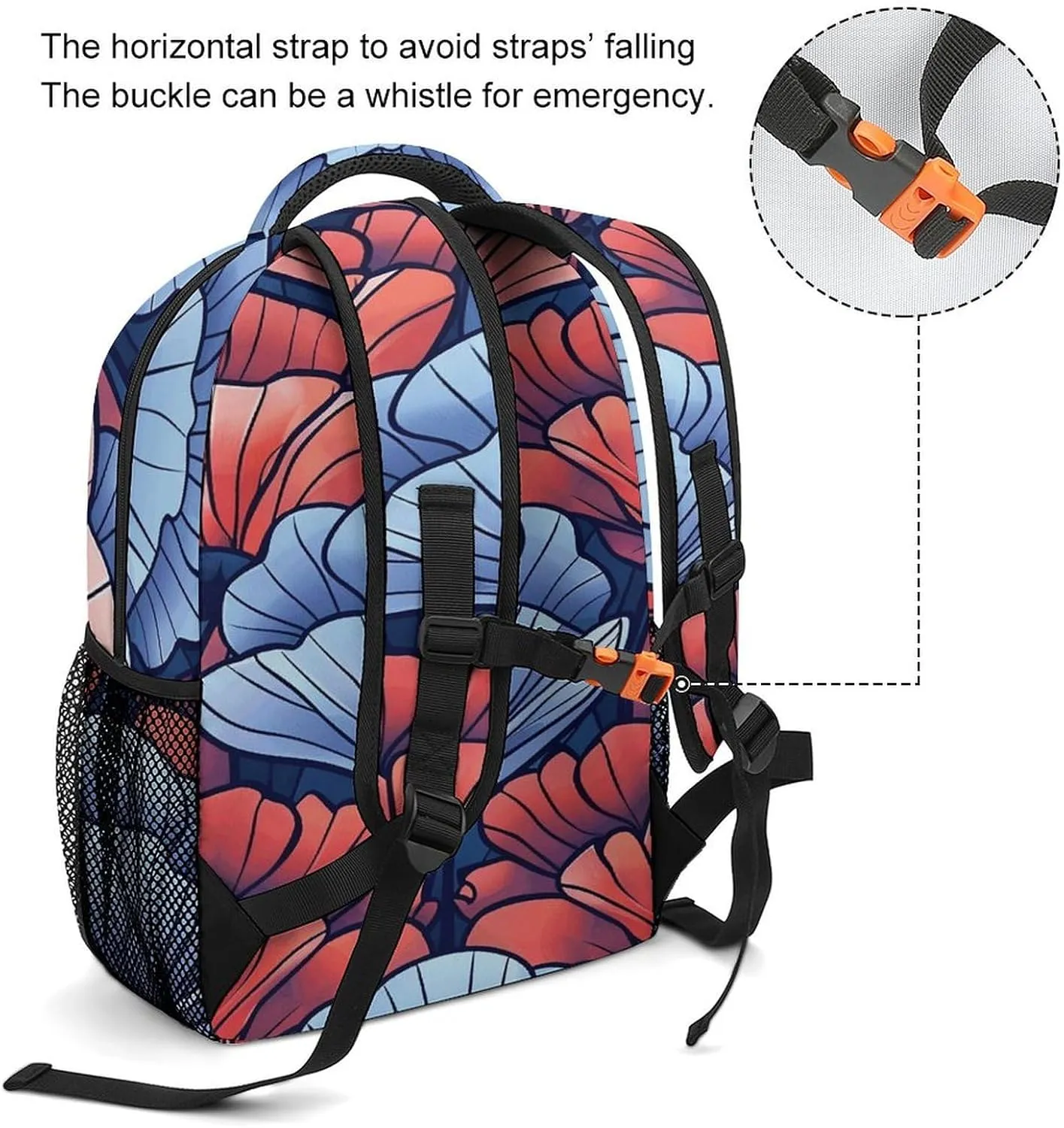 Small Backpacks Personalized Art Deco Style Printing Travel Bag Lightweight Travel Backpack For Women Men