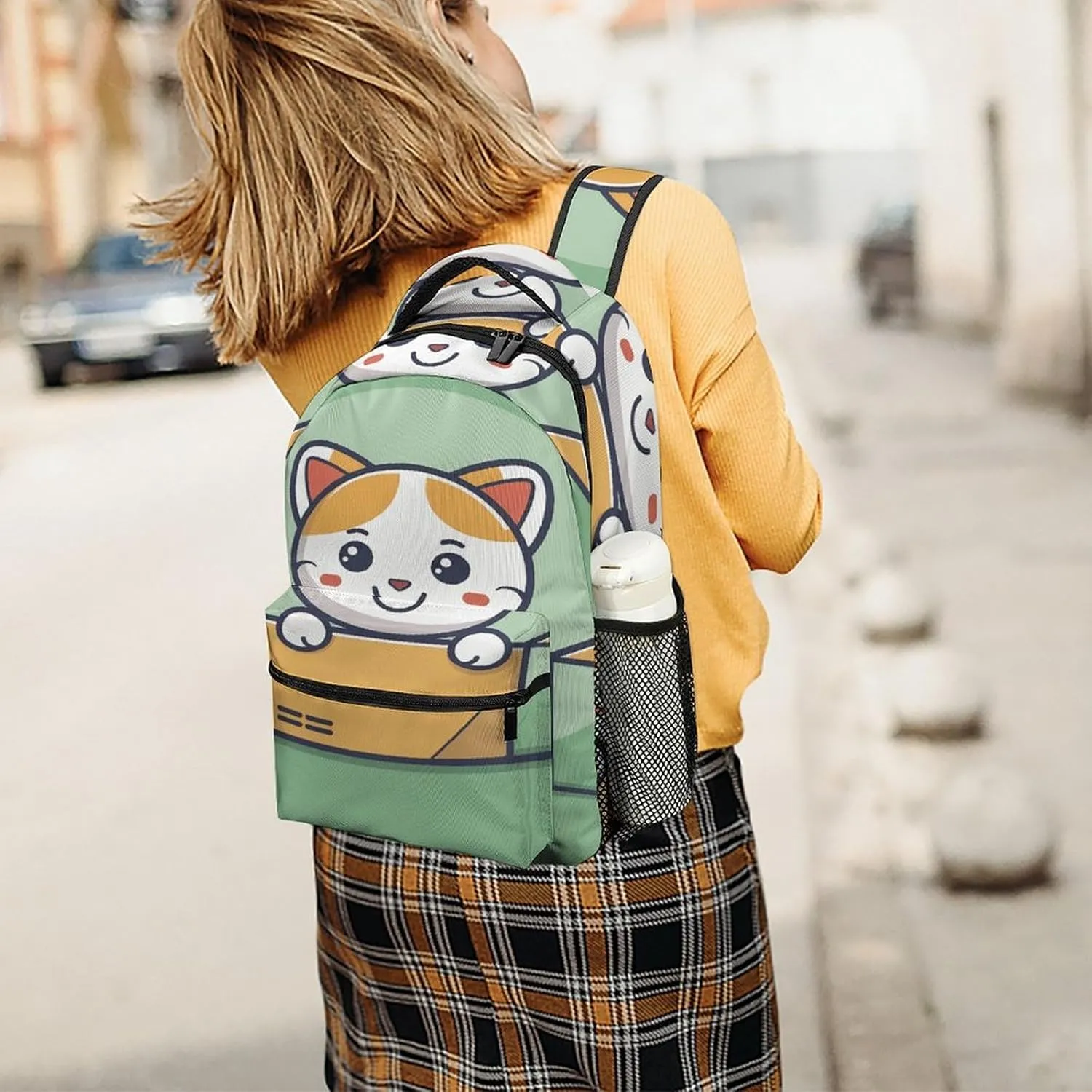 Small Backpacks Personalized Cartoon Organism Printing Travel Bag Lightweight Travel Backpack For Women Men