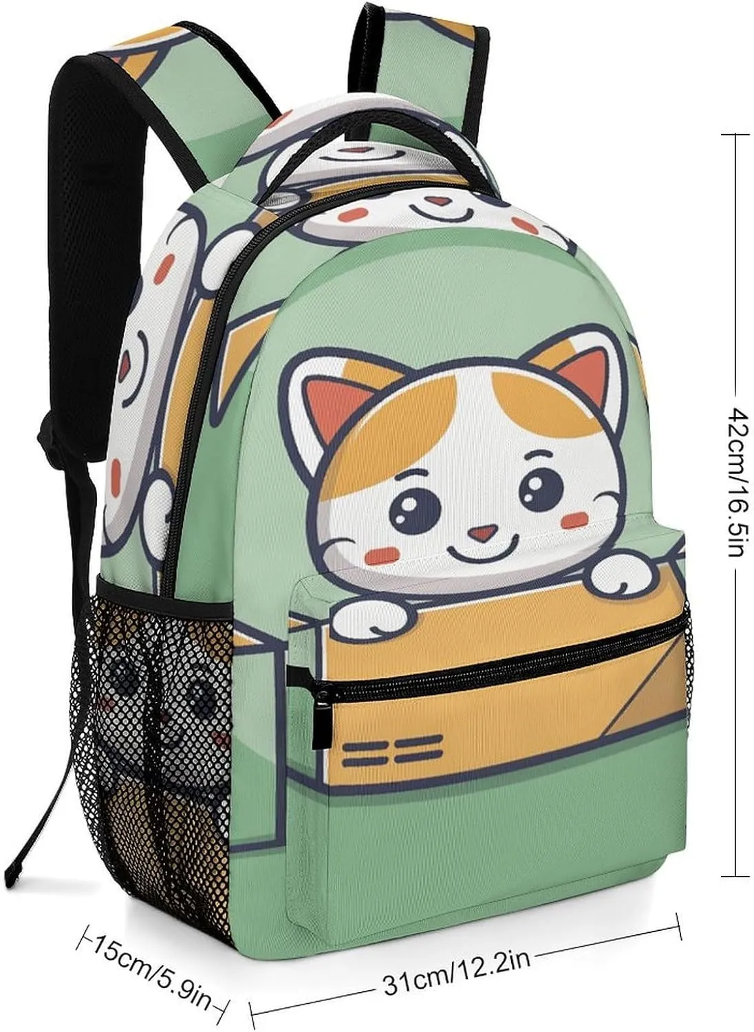 Small Backpacks Personalized Cartoon Organism Printing Travel Bag Lightweight Travel Backpack For Women Men