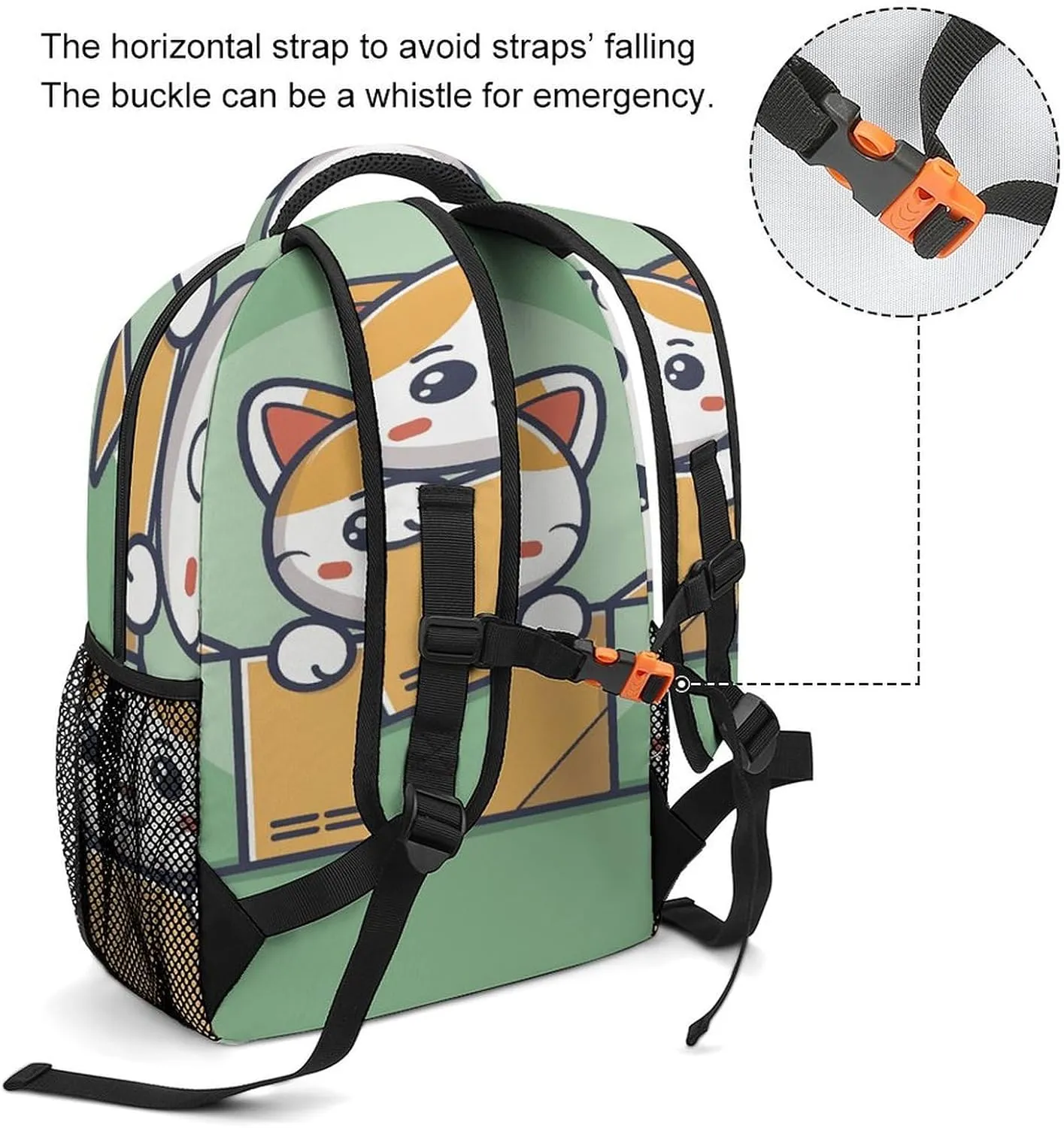 Small Backpacks Personalized Cartoon Organism Printing Travel Bag Lightweight Travel Backpack For Women Men
