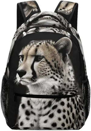 Small Backpacks Personalized Cheetah Printing Travel Bag Lightweight Travel Backpack For Women Men
