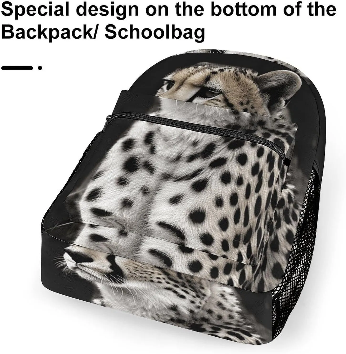 Small Backpacks Personalized Cheetah Printing Travel Bag Lightweight Travel Backpack For Women Men