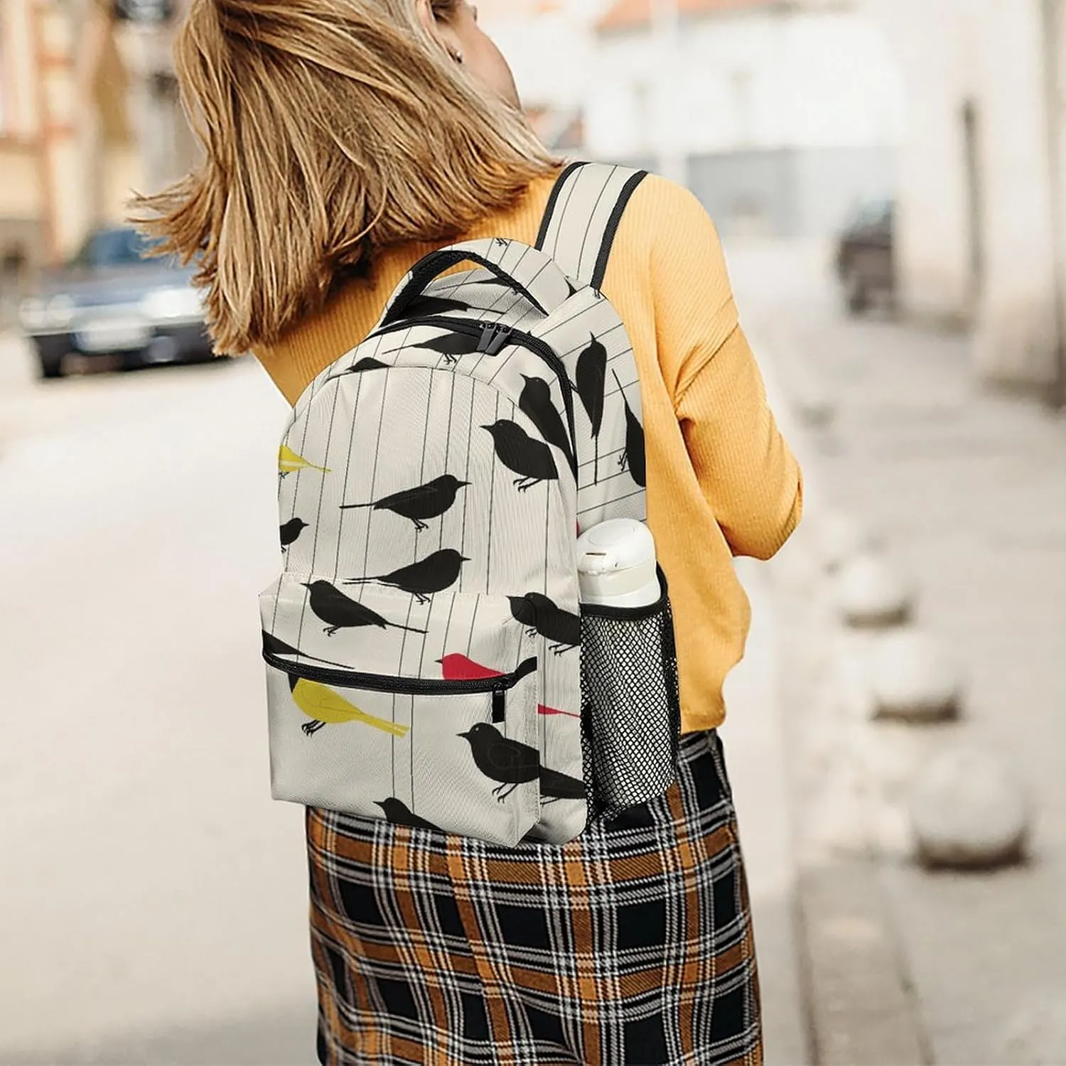 Small Backpacks Personalized Clip Art Printing Travel Bag Lightweight Travel Backpack For Women Men