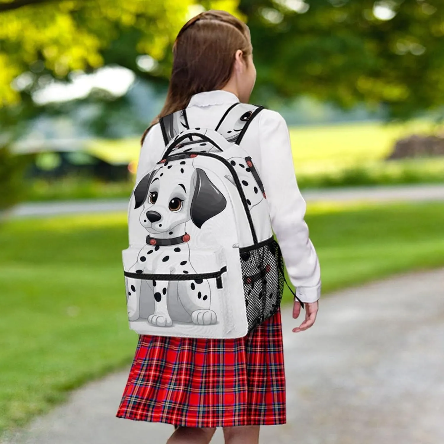 Small Backpacks Personalized Cute Dalmatian Printing Travel Bag Lightweight Travel Backpack For Women Men