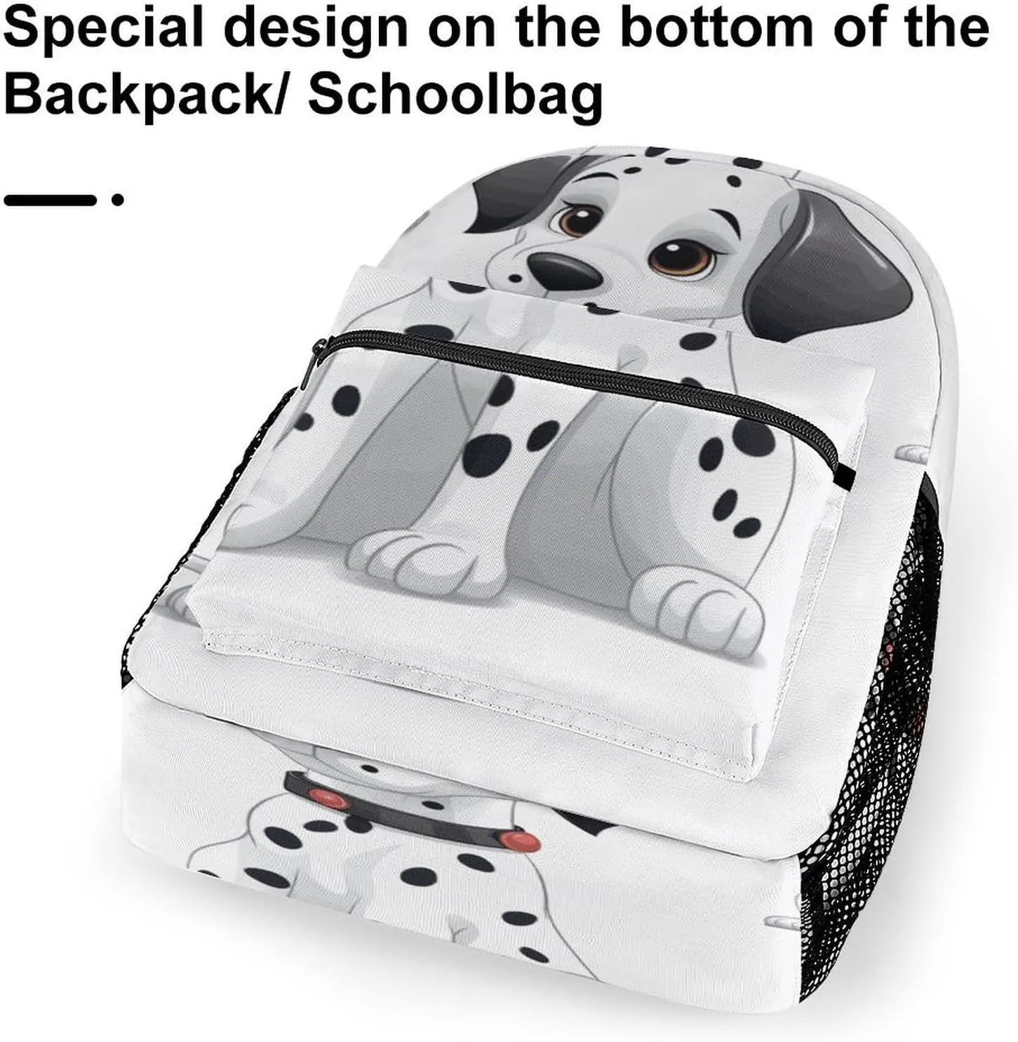Small Backpacks Personalized Cute Dalmatian Printing Travel Bag Lightweight Travel Backpack For Women Men